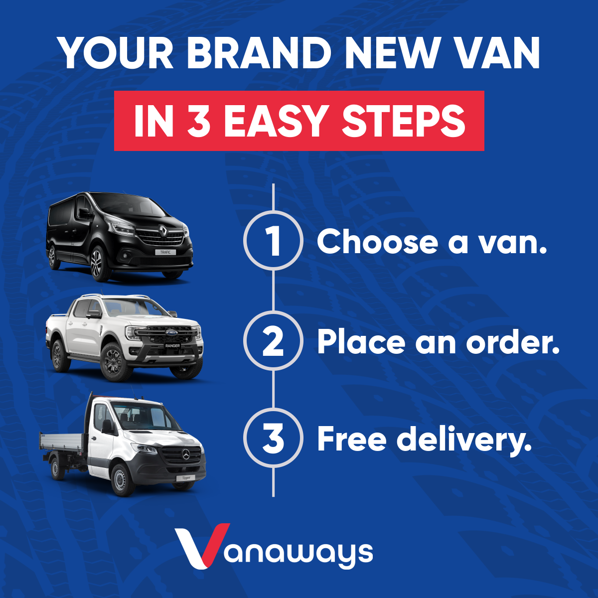 3 Easy Steps New Version 1200x1200 Px - Van Sales UK